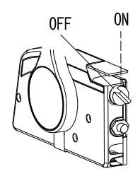 Pociągnięcie zrywki w celu wyłączenia silnika
