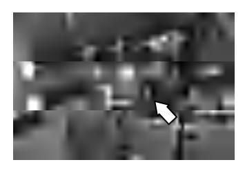 Silnik całkowicie odchylony i zablokowany