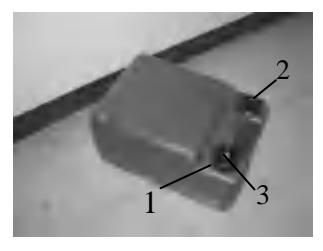 Przenośny zbiornik paliwa, widok z przodu