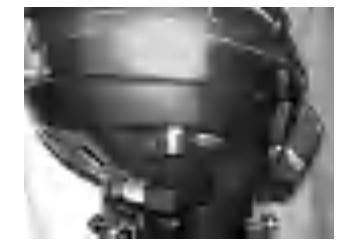 Dźwignia kranika paliwa w pozycji zamkniętej