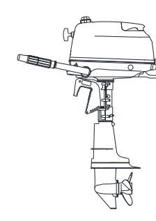 Motor vo zvislej polohe pre kontrolu oleja
