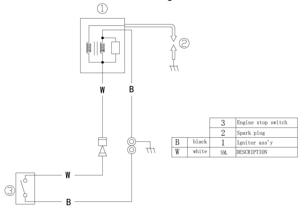 Elektrická schéma Parsun F5A F6A