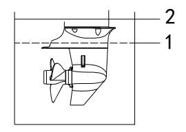 Motor v testovacej nádrži na preplachovanie a údržbu