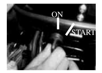 Przełącznik główny w położeniu ON