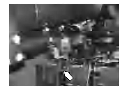 Odchylanie silnika za tylny uchwyt