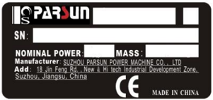 Safety warning symbols for fire control and ventilation
