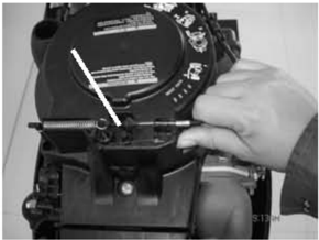 Propeller size reference diagram showing diameter and pitch