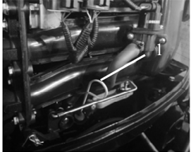 Oil dipstick with high and low position marks