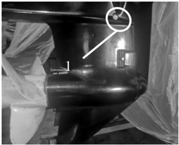 Gear oil level plug location on lower unit