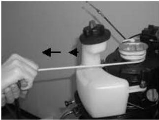 Winding emergency start cable around flywheel
