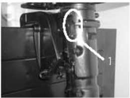 Clamp handle screw for steering friction adjustment