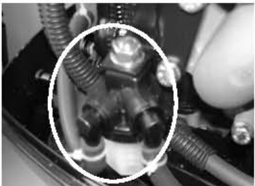 Engine oil drain bolt location