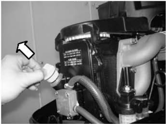 Driven pulley mark 1 alignment for valve adjustment