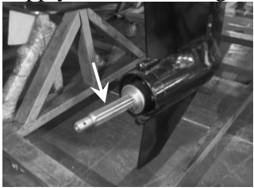 Cooling water channel inspection detail