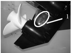 Gear oil drain screw and oil level plug screw locations