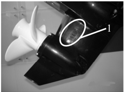 Cooling water checking hole and inlet locations