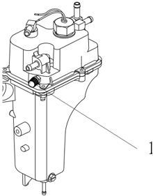 Electric fuel pump oil pump detection valve