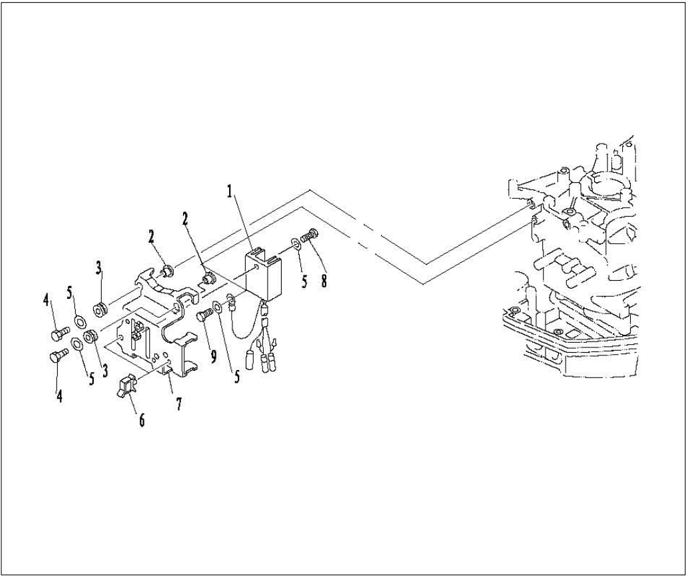 Starter motor explosive drawing