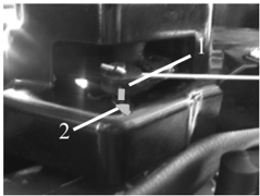 Installation marking alignment on arrester pawl and starter case