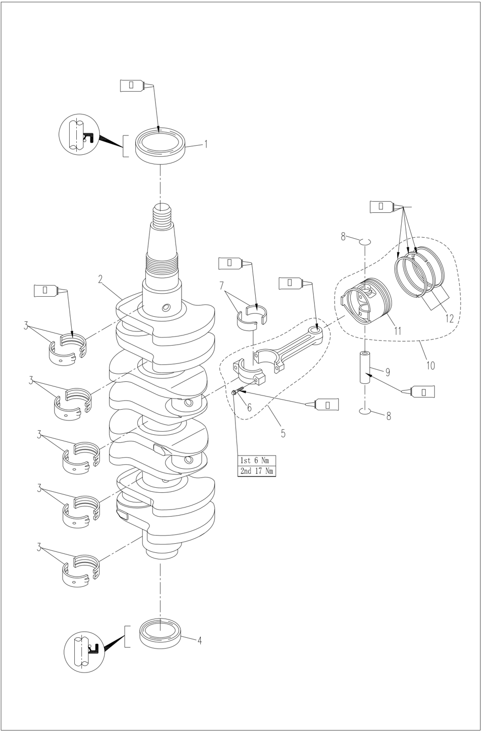 Engine decomposition schematic diagram page 5