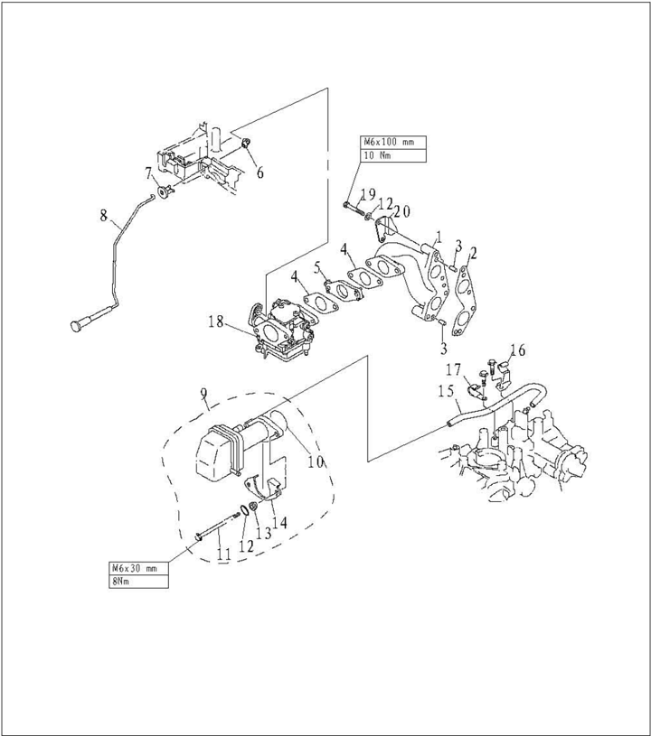 Spark plug ignition test setup with grounding