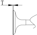 Valve edge thickness and stem diameter measurement