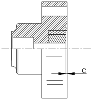 Oil pump rotor clearance measurement
