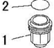 Filter components - cup, O-ring, element, cap