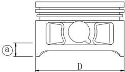 Piston ring section dimensions measurement