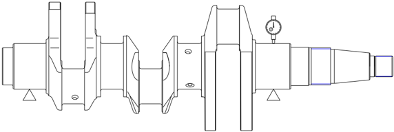 Crankshaft runout measurement