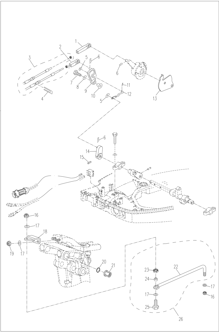 Bottom cover disassembly schematic diagram 3 of 3