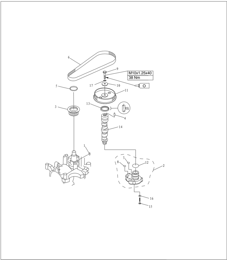Power unit explosive drawing page 7 - piston and connecting rod