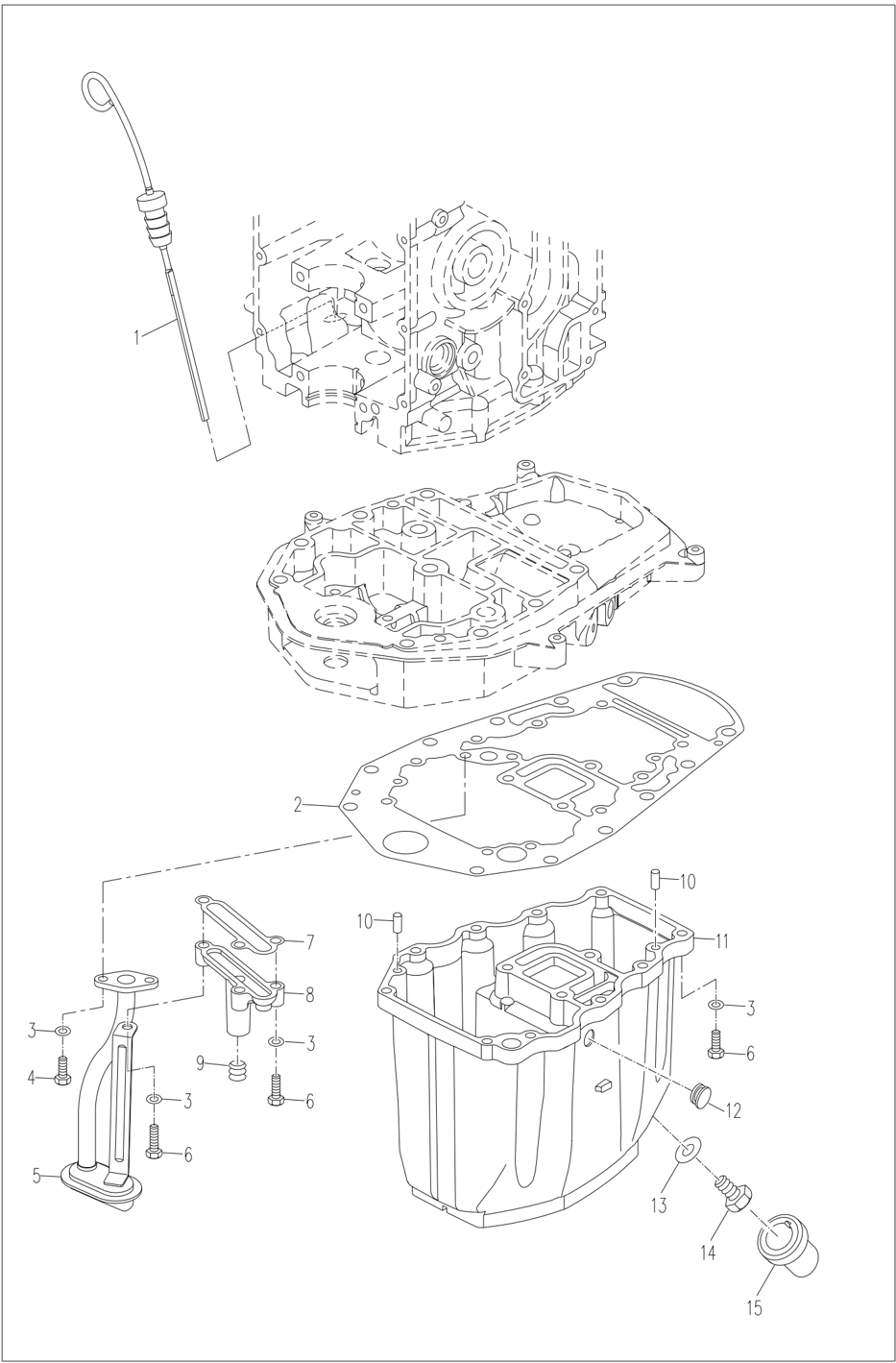 Water unit and bracket disassembly schematic diagram 2 of 4