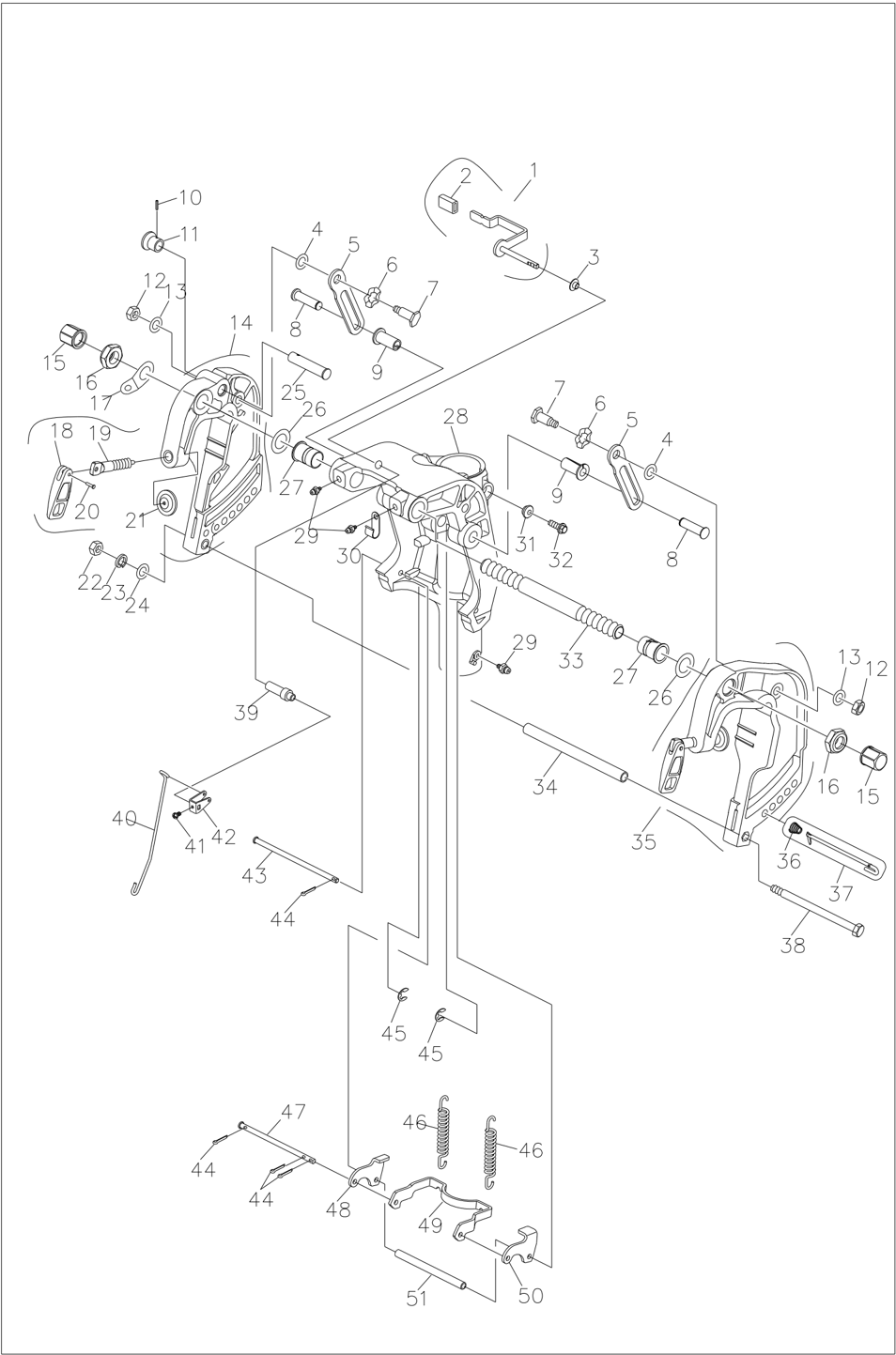 Water unit and bracket disassembly schematic diagram 3 of 4