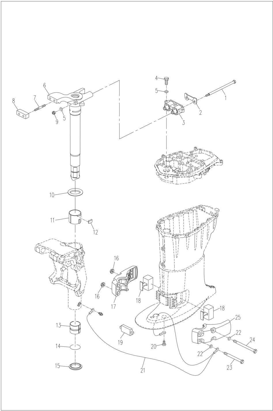 Water unit and bracket disassembly schematic diagram 4 of 4