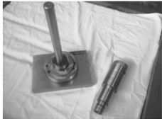 Housing cover needle bearing installation with special tool
