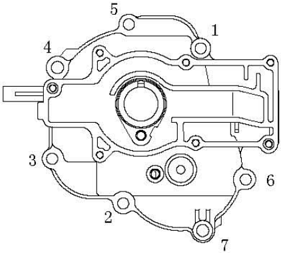 Camshaft gear and timing gear mark alignment