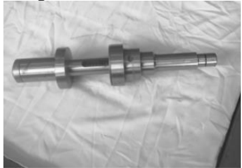 Underwater unit needle bearing installation tool in use