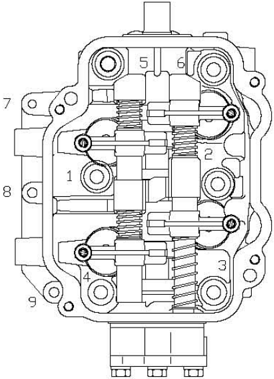 Cylinder head cover bolt tightening sequence