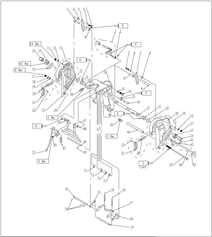 Bracket assembly parts continued