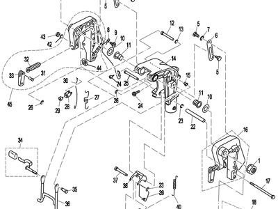 Parsun F9.9/F15 Halterung 1