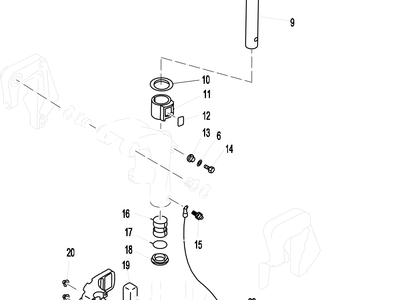 Parsun F9.9/F15 Halterung 2