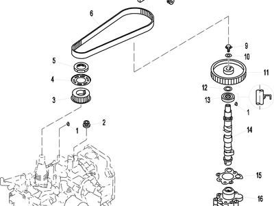 Parsun F9.9/F15 Nockenwelle