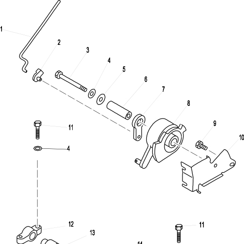 Parsun ārējais F15 CONTROL SYSTEM