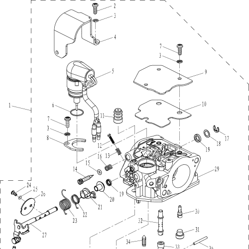 Parsun izvenkrmni F20A CARBURETOR