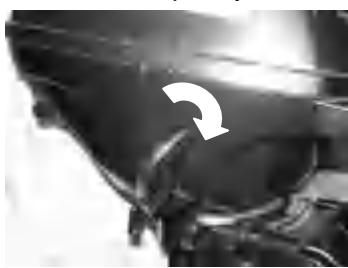 Shifting gear lever from neutral to forward