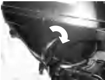 Shifting gear lever from neutral to reverse