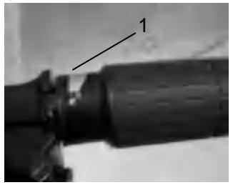 Throttle indicator on throttle grip