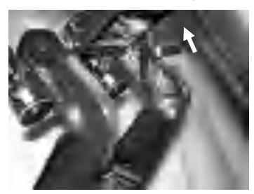 Tilting outboard motor down