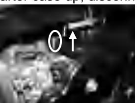 Disconnecting choke wire from carburetor
